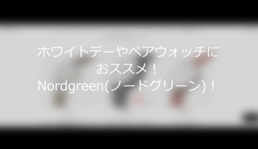 プレゼントやペアウォッチにおススメ！Nordgreen(ノードグリーン)！